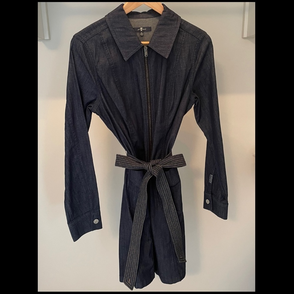 7 for all mankind denim dress